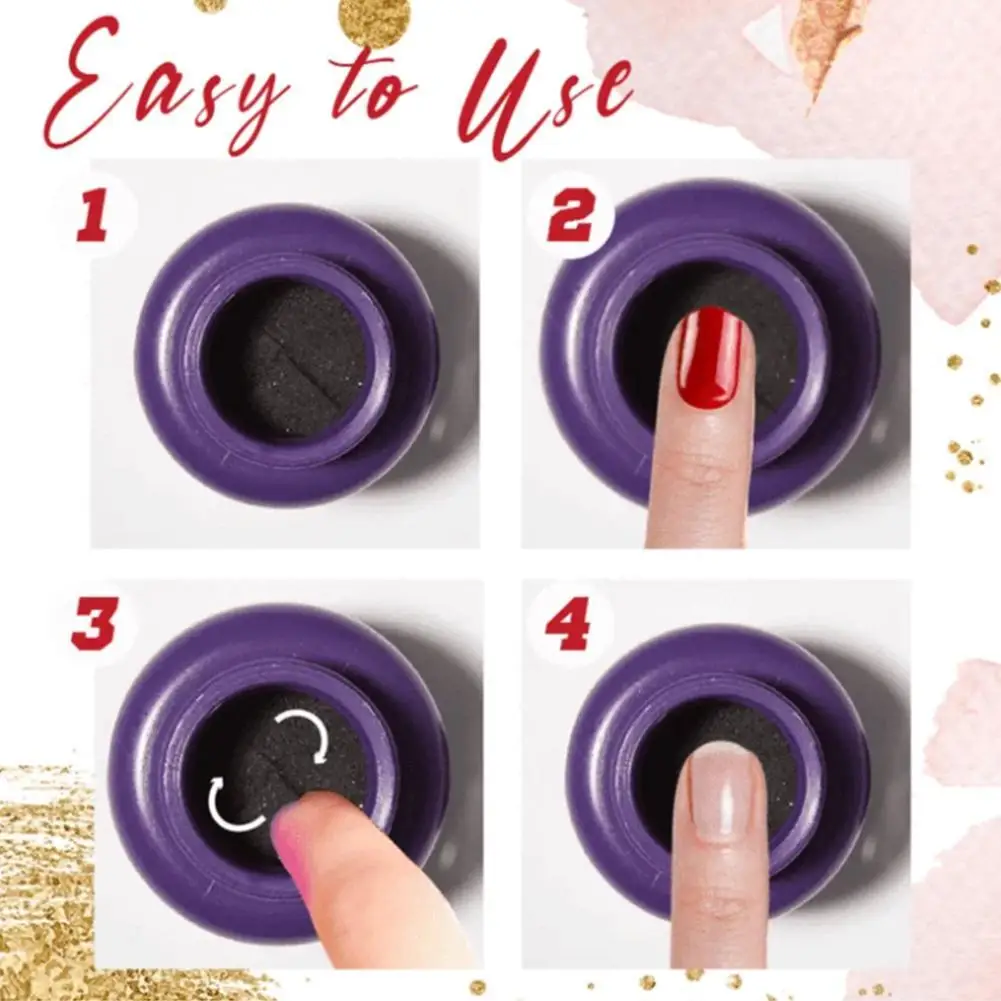 

Wipe Tools Nail Polish Remover Easy Nail Removal Clean Spin Nail Transfer Sponge Nail Polish Remover No Damage Nails Wholesale