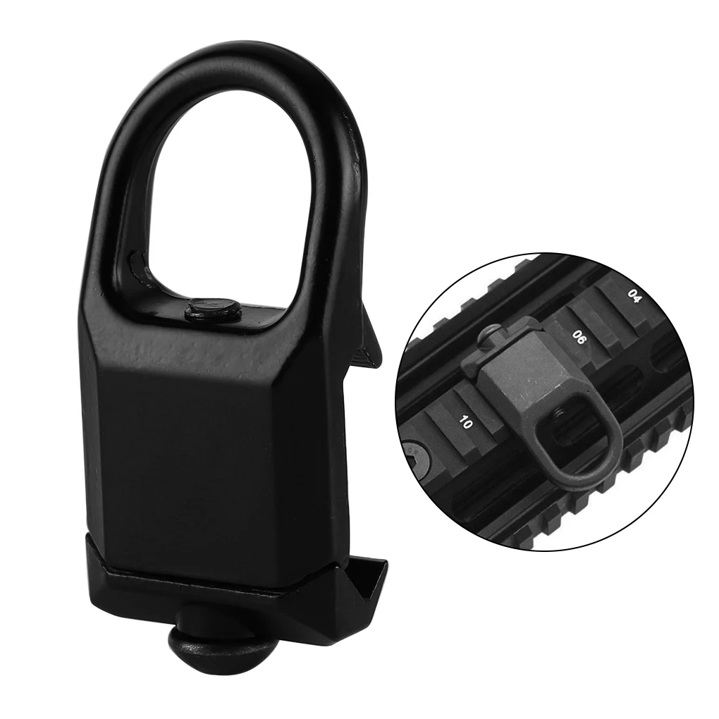 

Tactical Quick Detach RSA GBB Buckle Sling Steel Mount Attachment Adapter Fit 20mm Rail Hunting Airsoft Rifle Gun Accessories