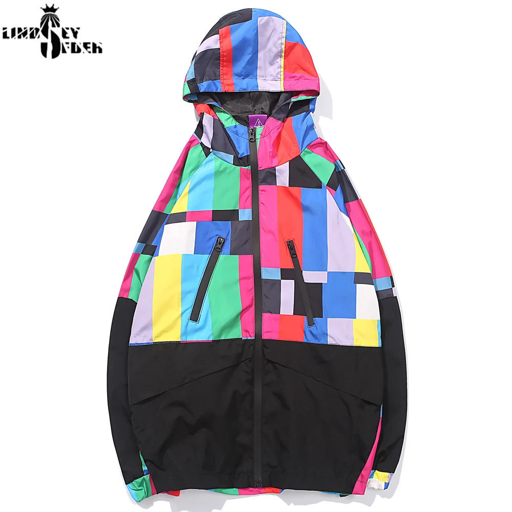 Мужская ветровка дождевик странные вещи толстовка с капюшоном Тонкая Клетчатая