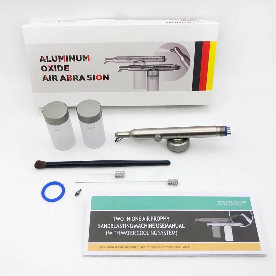 

Dental Air Polisher Abrasion Sandblasting with water spray 2in1 sandblaster system teeth whitening cleaning handle pen