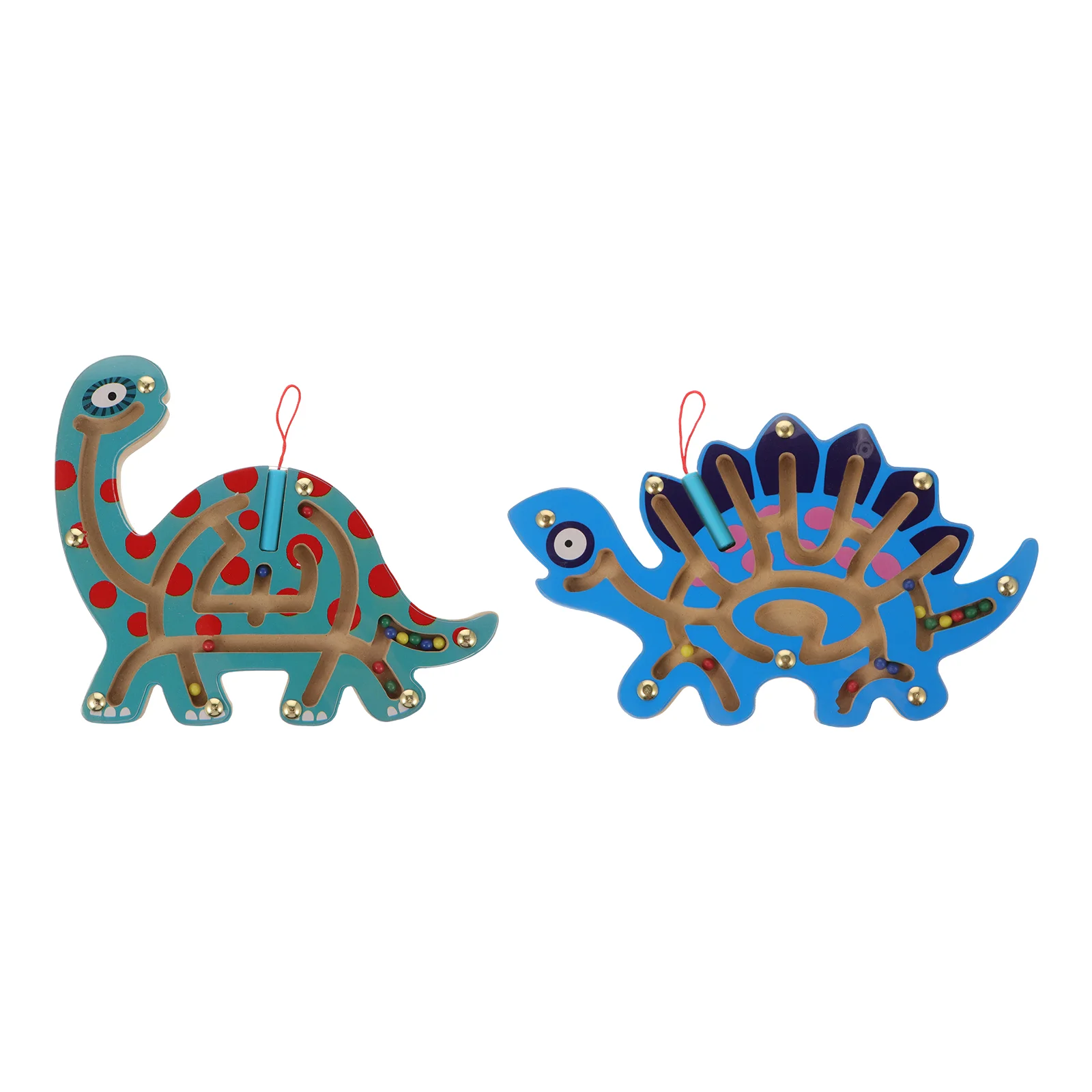 

2 шт., деревянные бусины-лабиринт