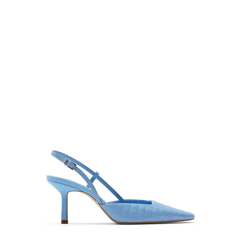

Sexy Elegant Mid Heeled Pumps High Heels Shoes Pointed Toe Wedding Party Shoes Women Shoes