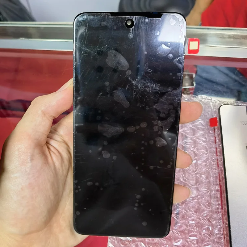 Черный 6 дюйма LG Q52 Q серии 2020 Q520N LMQ520N ЖК дисплей Дисплей кодирующий