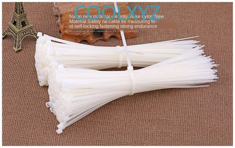 Самоблокирующийся нейлоновый ремень большой связывающий пластиковая застежка