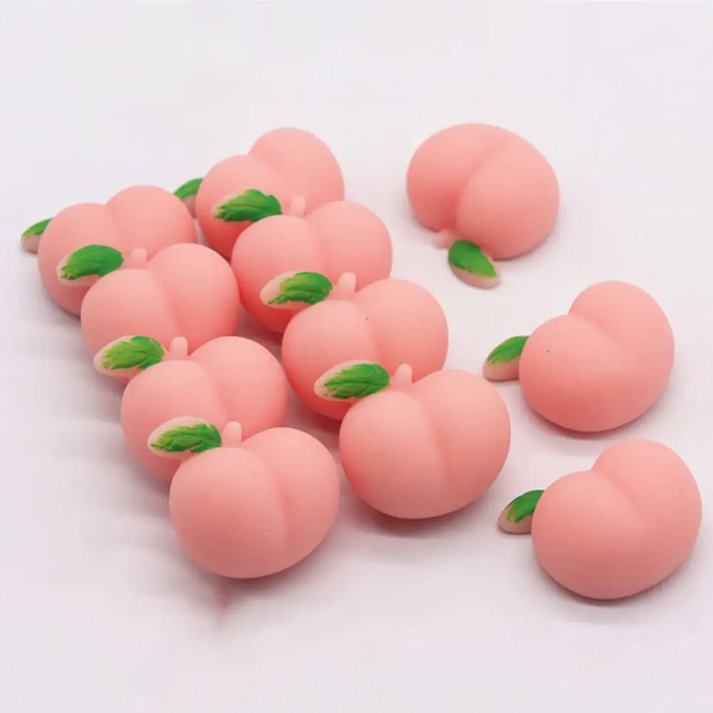 

Antistress Ball Mini Squeeze Toys Squishy Peaches Little Butt Fidget Toy Relieve Stress Soft Flexible Decompression Toy