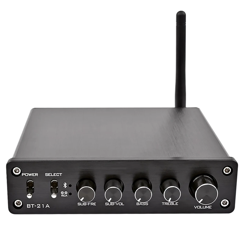2 1 канала 50 Вт + 100 Bluetooth 4 0 Цифровой 200W усилитель для сабвуфера hi fi звук