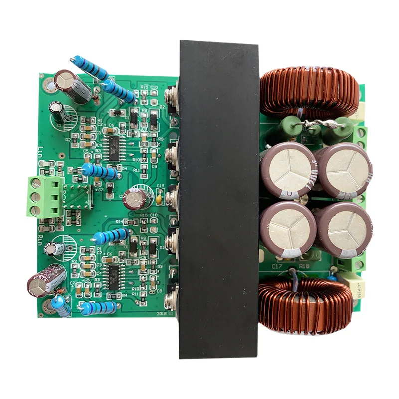 IRS2092 2 × 800 Вт/4 Ом 2 × 400 Вт/8 Ом HIFI стерео усилитель мощности плата класса D Цифровой усилитель