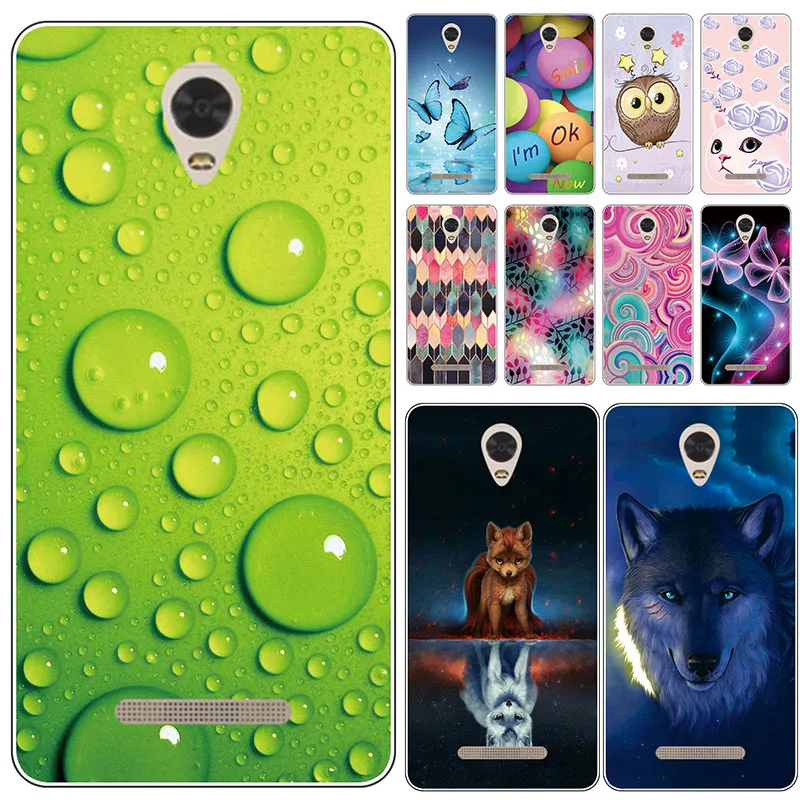 Soft Phone Case for Xiaomi Redmi Note 2 / Note2 Cases Panda Funda Colorful Flower Silicone TPU Back Cover Shell