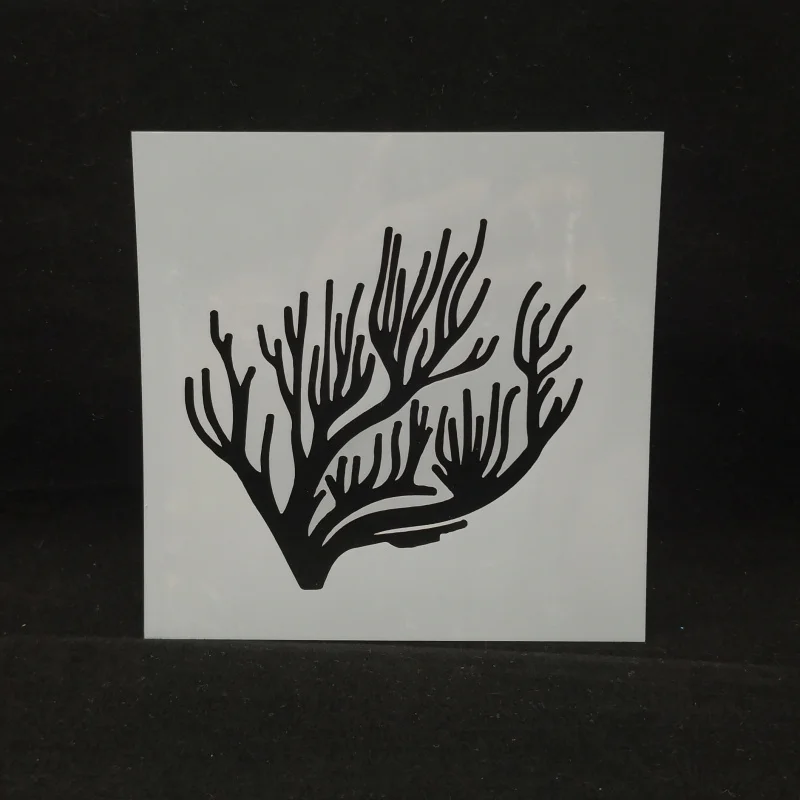 13*13 трафареты из кораллового ПВХ для рукоделия трафарет рисования домашний декор