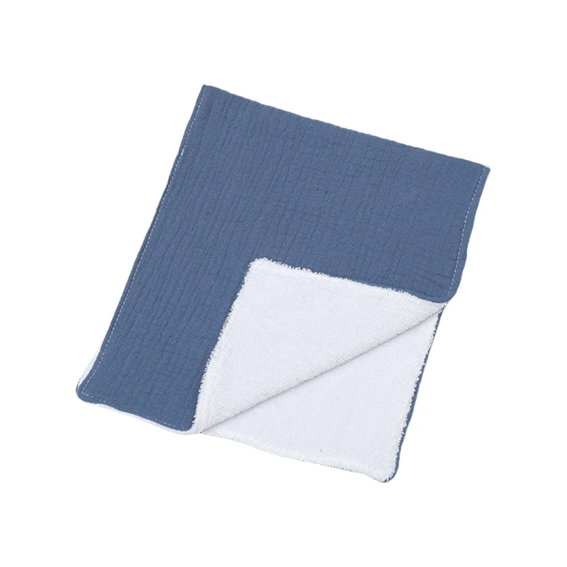 

Baby Feeding Drool Bib Reusable Washable Wipe Towel Saliva Towel Soft Pure Cotton Burp Cloth Facecloth Handkerchief Bath H9EF