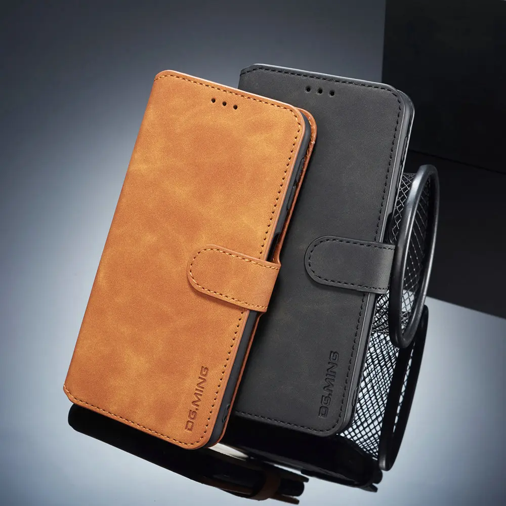 Чехол с откидной крышкой для Huawei Y9s кожаный чехол-бумажник в стиле ретро Y9 s
