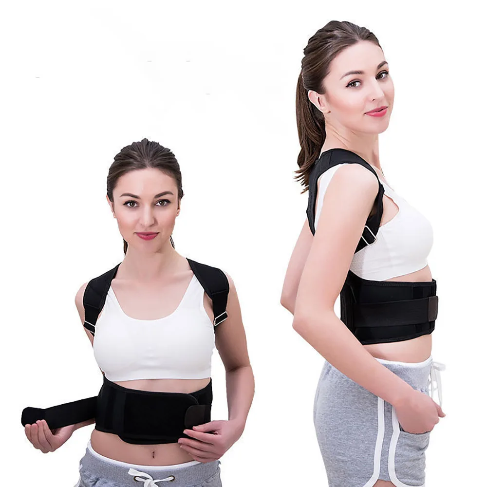 Adjustable Magnetic Therapy Posture Corrector Brace Shoulder Corset Back Support Belt for unisex Straight Health Care | Спорт и