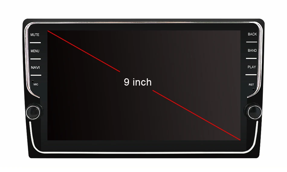 Eunavi 9 дюймов Android 9,0 универсальный автомобильный Радио стерео 4G 64G RK3399 2 din Автомобильный dvd-плеер на основе Android gps навигация wifi BT аудио