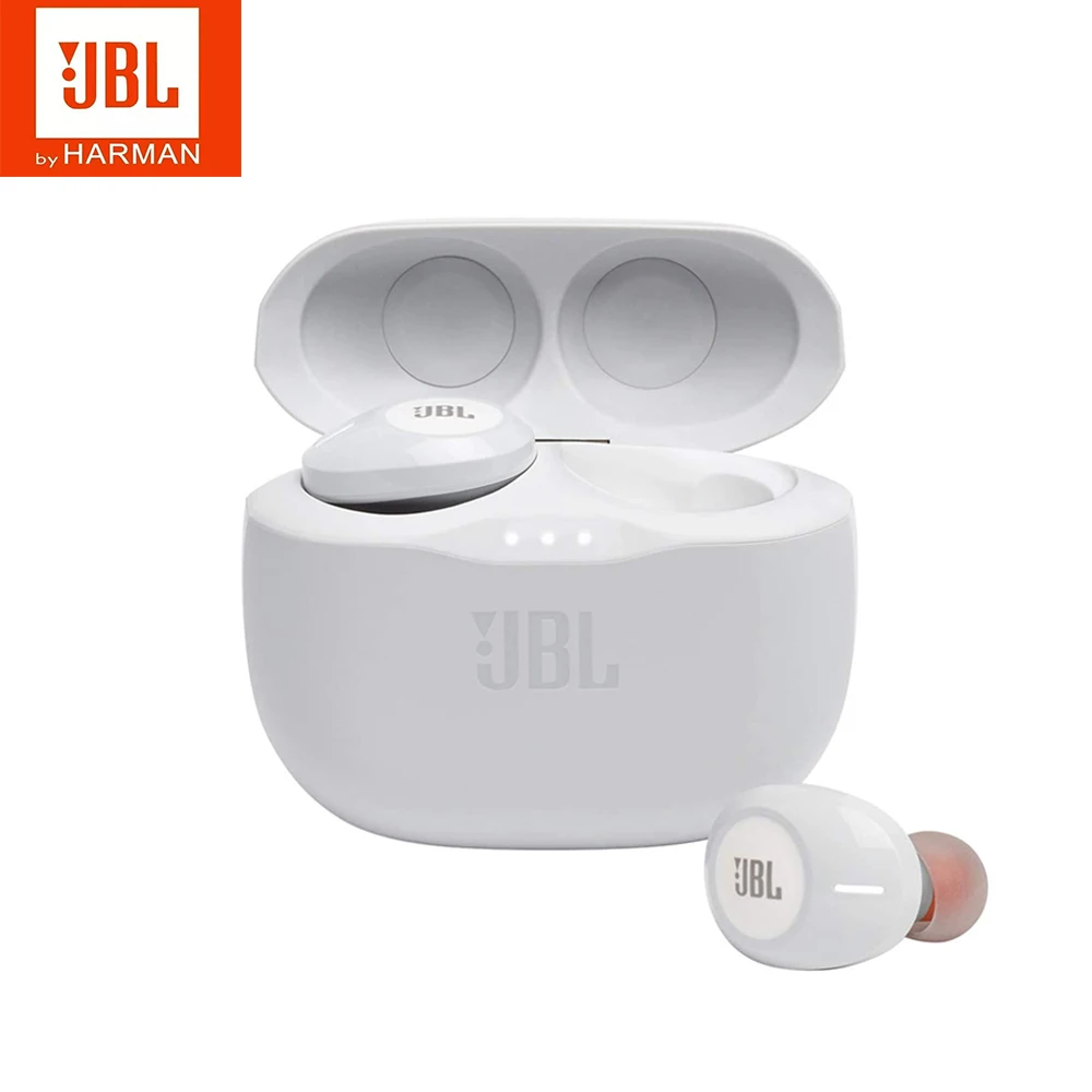 

JBL Tune 125 TWS True Wireless In-Ear Earphones Powerful Pure Bass Wireless Bluetooth Earbuds Clear Audio Mic with Charging Case