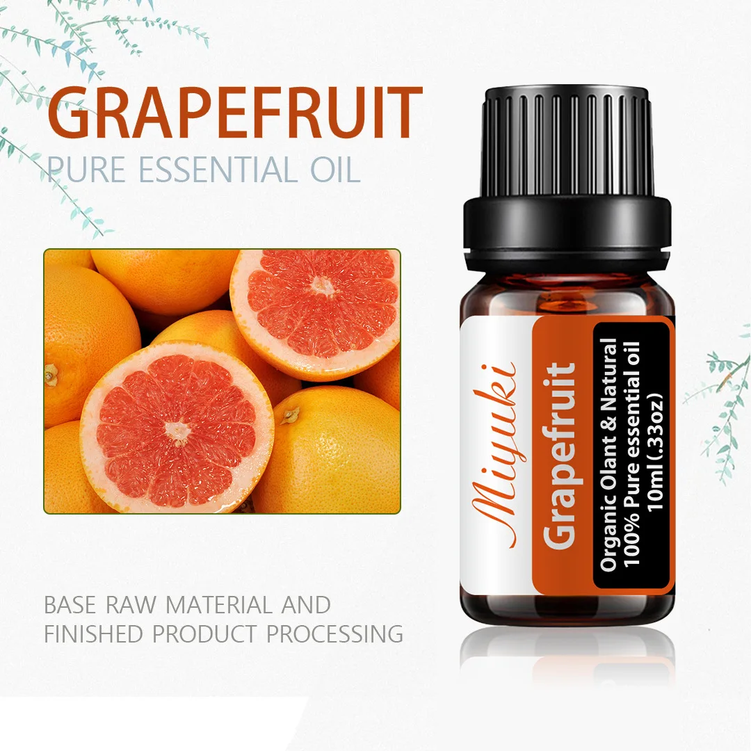 

Grapefruit Pure Essential Oil for Aromatherapy Home Air Care Anti-depression Skin Care Massage Essential Oils