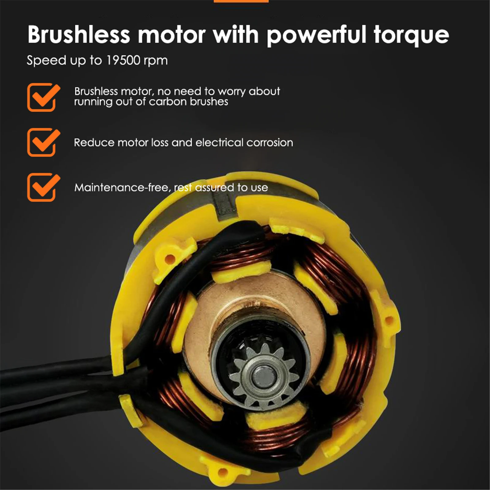 Мини-угловая шлифовальная машина 19500 об/мин Беспроводная электрическая угловая 12