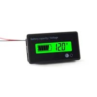 universal waterproof 12v digital lcd display acid lead lithium battery capacity voltage indicator tester device