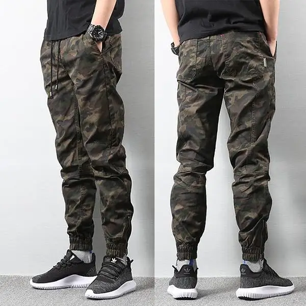 

Brand New Men's Camouflage Pants Designer Cotton Male Street Casual Harem Pants For Men Plus Size Cargo Pants