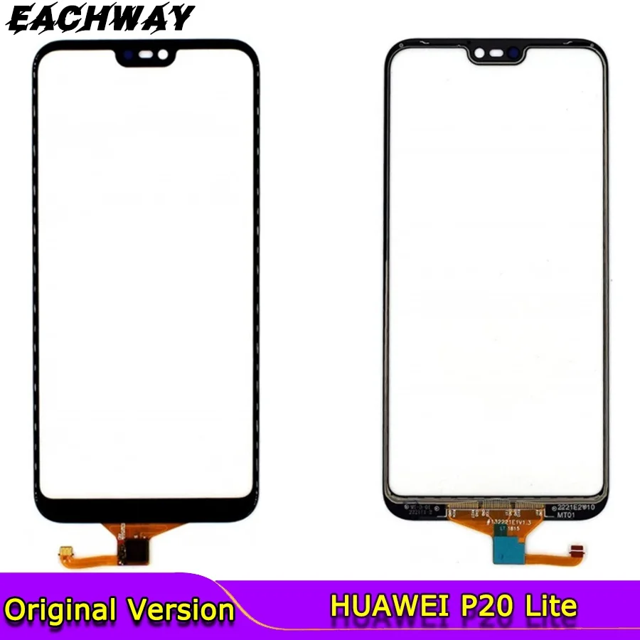 Mobile Touch Screen For Huawei P20 Lite Touch Screen Digitizer Panel Front Glass Sensor For Huawei Nova 3E TouchScreen Tool Glue