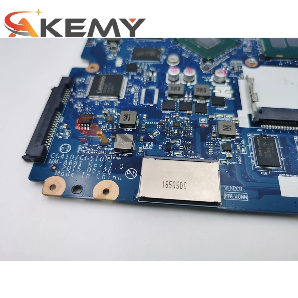 

for 100-15IBD laptop motherboard I5-5200U number nm-a681 100% test ok