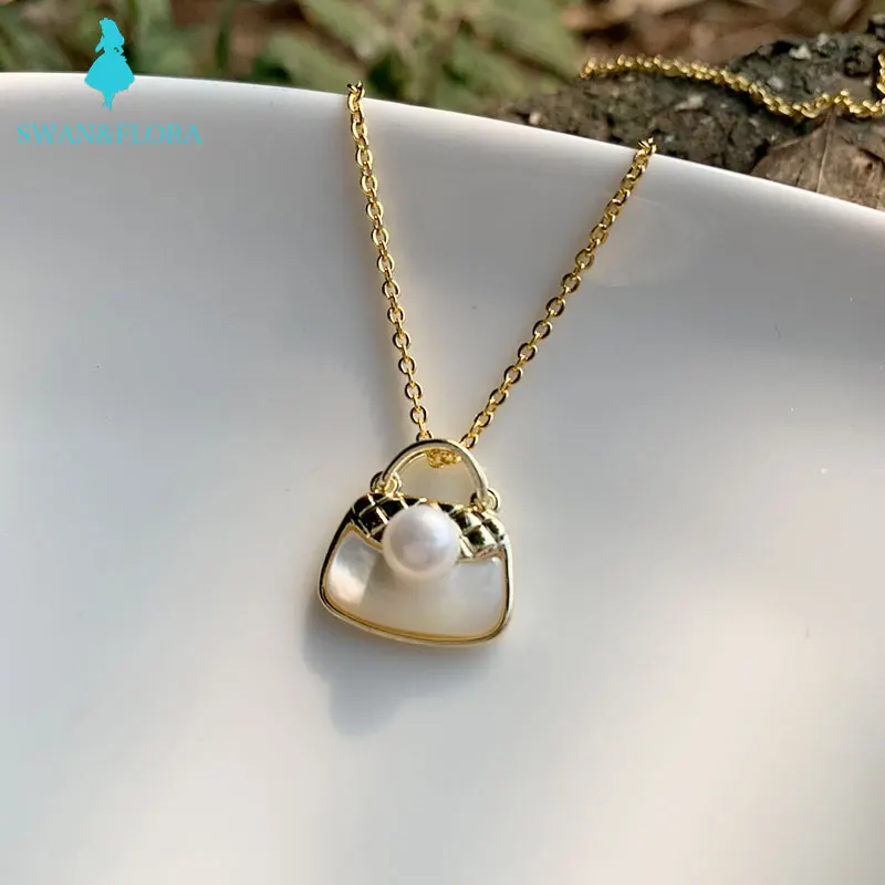 

Natural Freshwater Pearl Pendant Necklace Jewelry for Women New Gift 14K Gold high-quality best gifts aaaaa New 2021