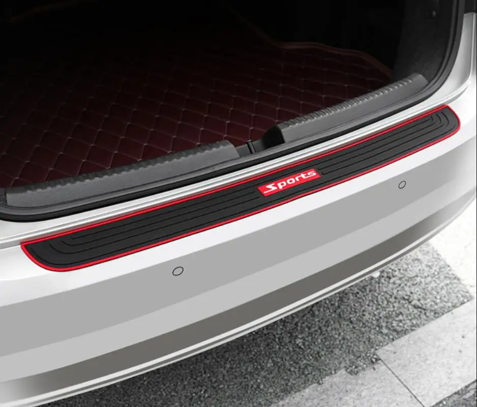 Высокое качество резиновый Задний бампер протектор порога багажника протектора