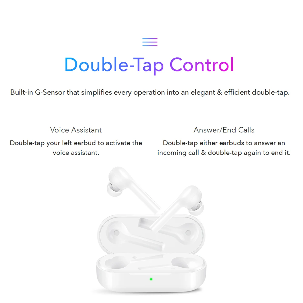 Huawei Honor Flypods Lite беспроводные наушники Bluetooth наушники TWS наушники водонепроницаемые IP54 Tap управление с зарядным устройством