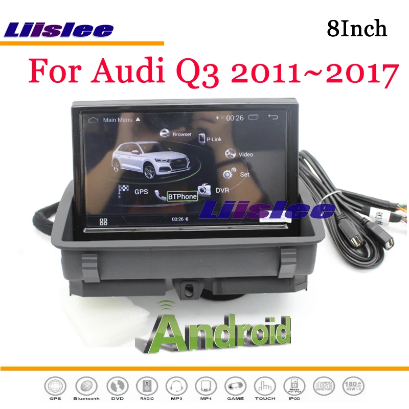 Мультимедийный плеер на Android для Audi Q3 8U RS 2011 2018 AUX Стерео Радио DVD Mirror Link GPS