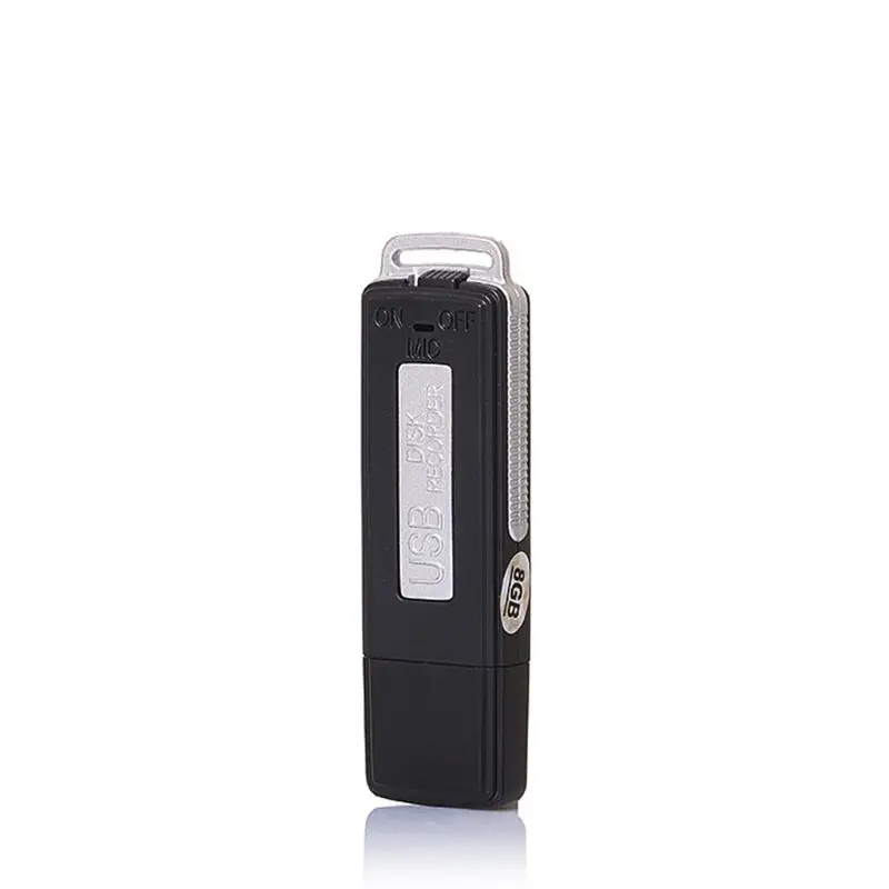 

8GB Rechargeable Mini USB Flash Drive Recording Dictaphone 70Hr Digital Audio Voice Recorder Portable