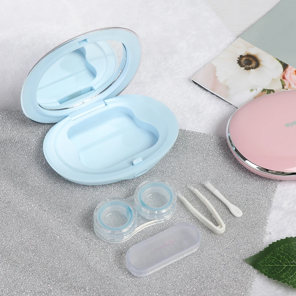 Магнитный индукционный чехол для контактных линз 1 шт. коробка Очки путешествия