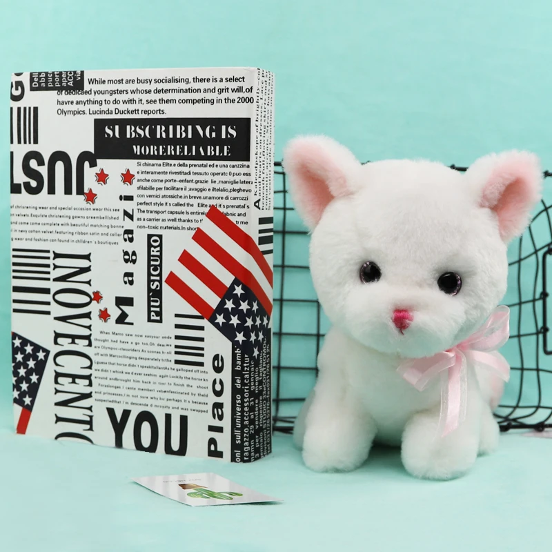 Игрушка плюшевая белая лиса милая мини-кукла мягкий подарок на день рождения