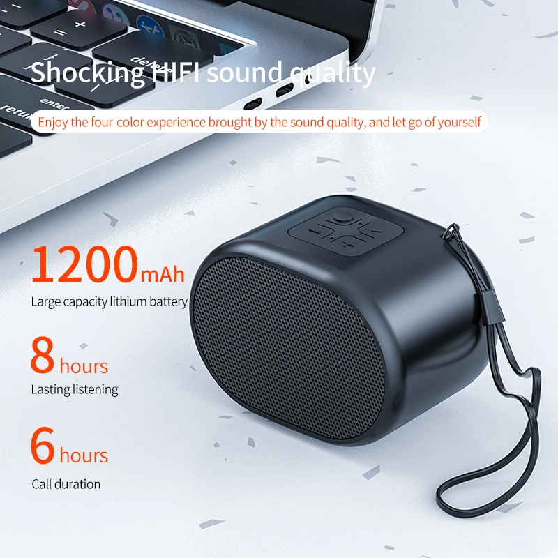 Wireless Small Bluetooth Speaker Stereo Portable Mini Waterproof Outdoor Subwoofer TF AUX USB for Phone Y25 | Электроника