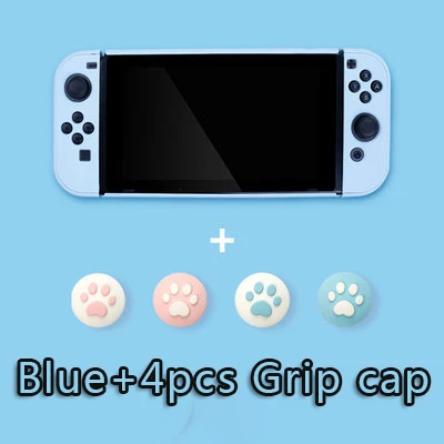 Защитный чехол, чехол для nintendo NS Switch Joy Con, чехол, корпус, корпус для nintendo Switch, консоль, задняя крышка, чехол - Цвет: Sky blue 2.0