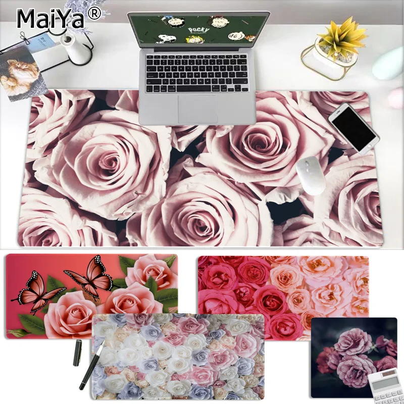

Maiya Rose Pink Beautiful Anime Mouse Mat Speed/Control Version Large Gaming Mouse Pad