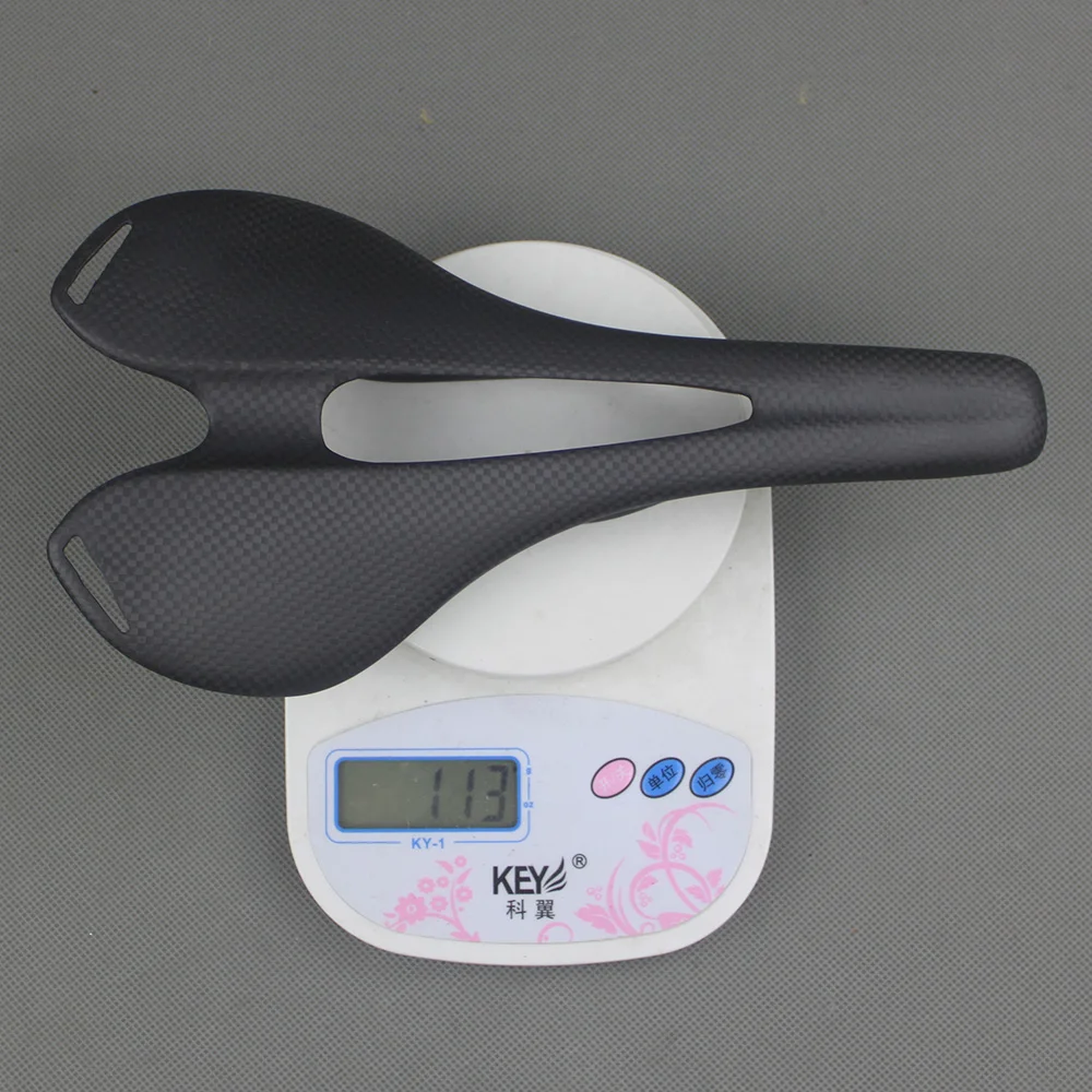 WEST BIKING Full Carbon Fiber Bicycle Saddle Ultralight Matte Gloss Racing Seat Mountain Road Bike Cycling Accessories | Спорт и