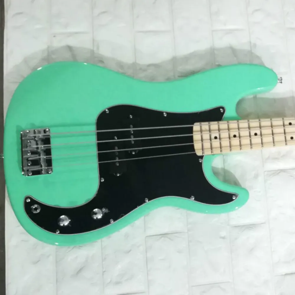 Фото Высококачественная ярсветильник я однотонная Кленовая Подставка 4 струны P electric bass, бесплатная доставка №3