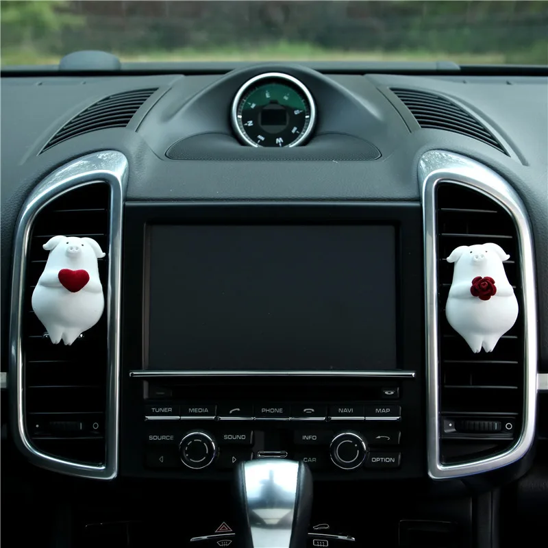 Симпатичная свинка автомобильная розетка для воздуха устройство