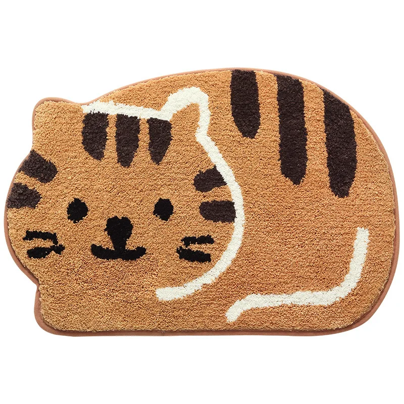 

Animal-Shaped Home Bathroom Mats Entrance Home Use Bedroom Foot Mat Bathroom Water-Absorbing Non-Slip Mat