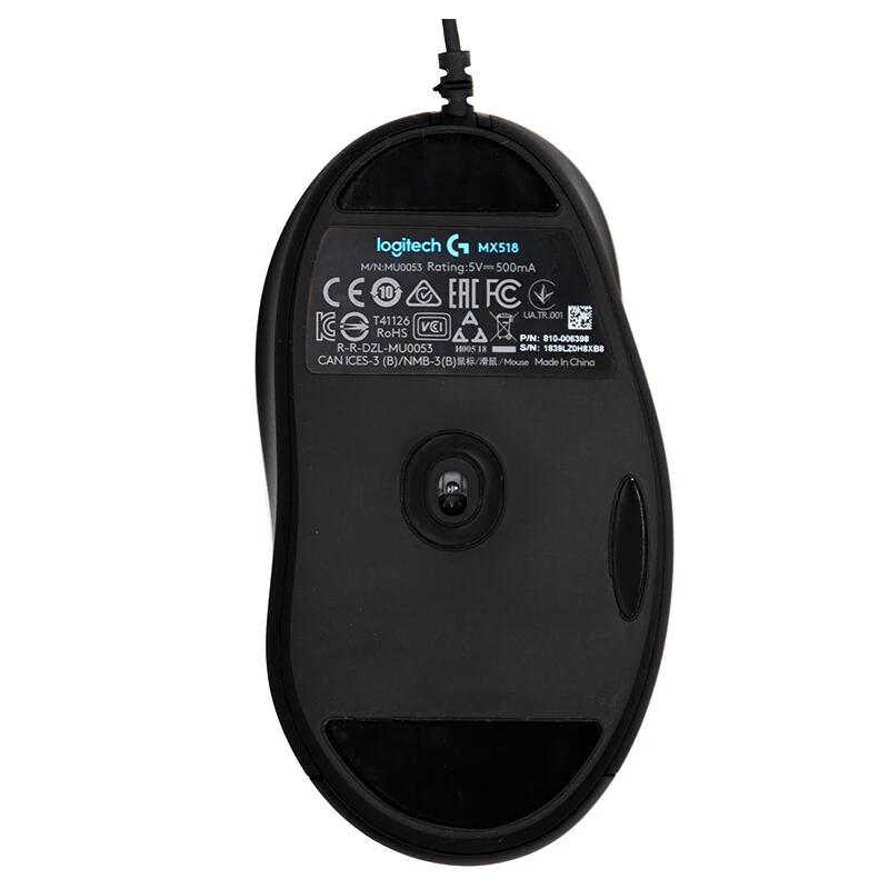 Оригинальная легендарная игровая мышь Logitech MX518 с датчиком HERO Классическая