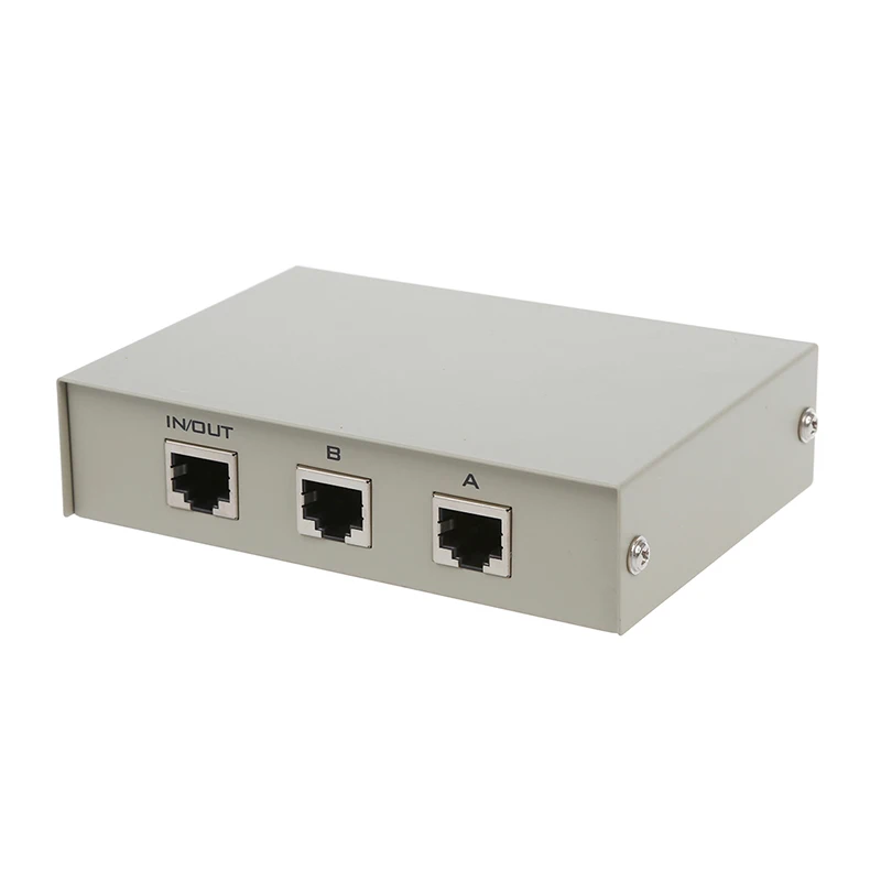 RJ45 8P8C сеть/телефон AB двусторонний ручной коммутатор|Сетевые концентраторы| |