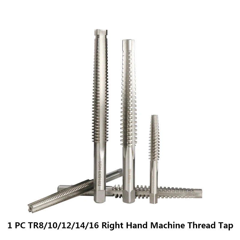 1 шт. трапециевидный кран с резьбой TR 8/10/12/14/16|trapezoidal metric|thread taphand tap |