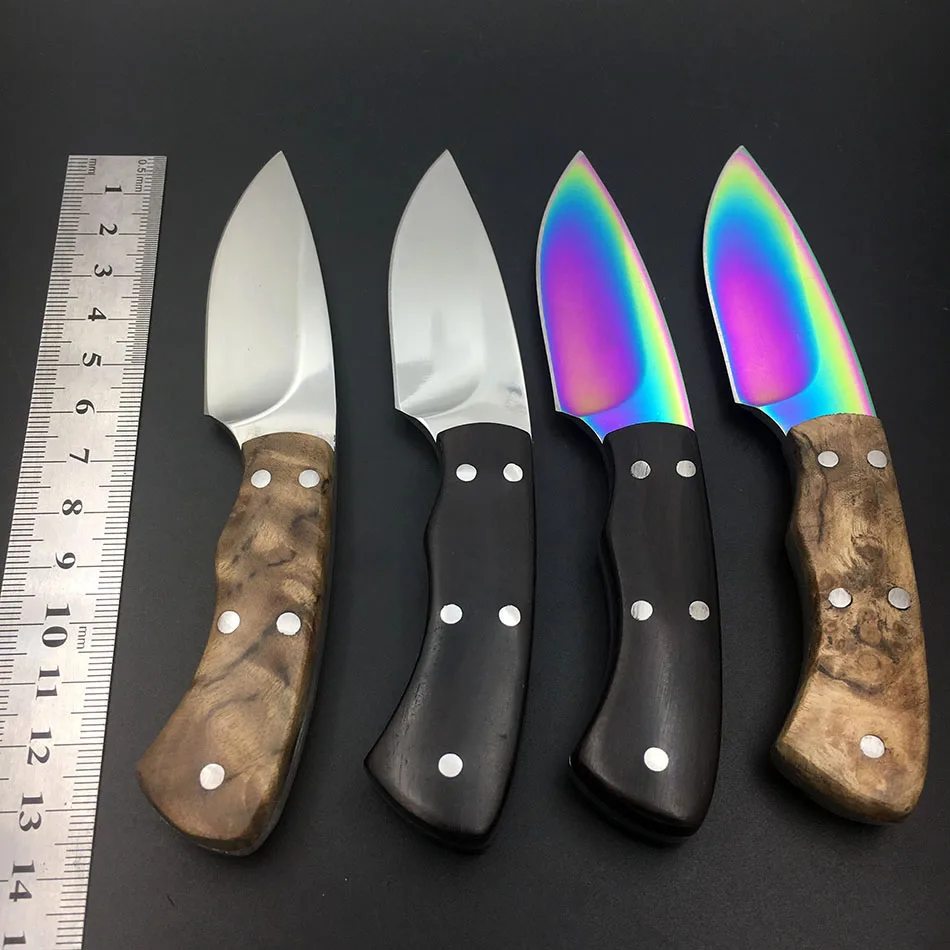 Охотничий нож Swayboo с деревянной ручкой тактический фиксированный резец для