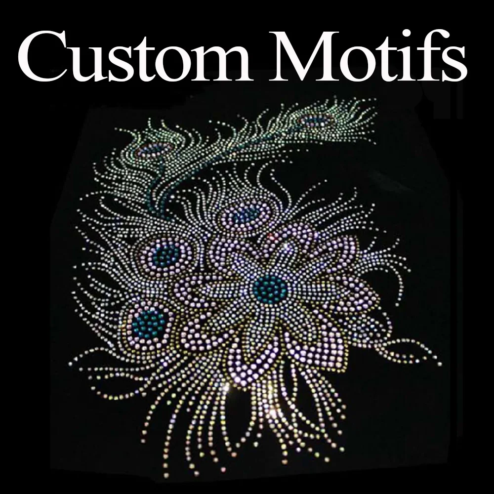 Горячая фиксация стразы на заказ мотив теплопередача дизайн железо Кристальные