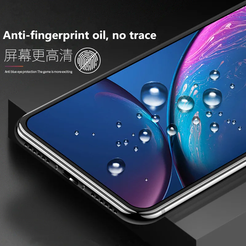 9D полное покрытие Защитное стекло для iPhone X XR XS max iphone 8 7 Plus 6 6S 5 5S SE защита экрана