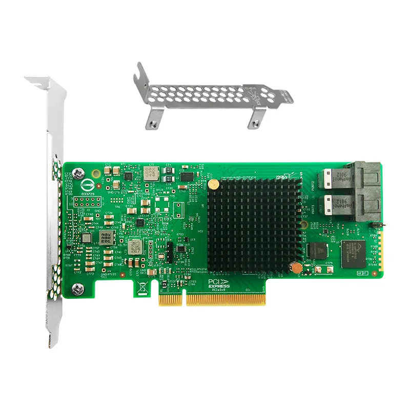 Avago LSI SAS 9300-8i LSI00344 8 портов сетевой адаптер SFF8643 и надписью «HBA» PCI-E3.0 x8 контроллер карты