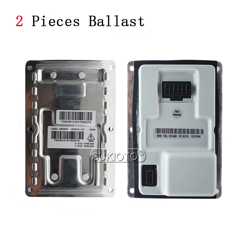 SUKIOTO 100% Новый оригинальный OEM балласт 89030461 V3 LAD5G 12 PIN 35 Вт D1S ксенон D1R фара HID Балласт