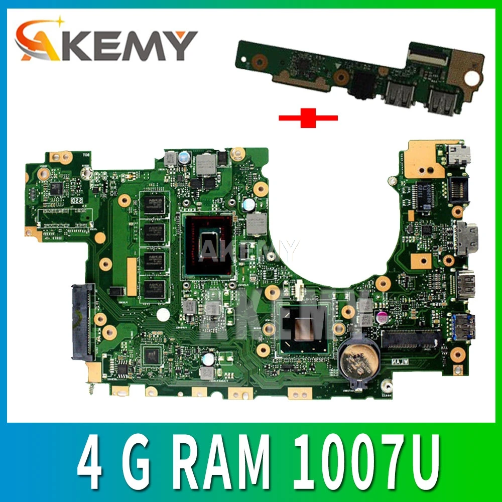 Отправка платы + X402CA для ASUS X502CA материнская плата ноутбука новая rev2.0 4 g RAM 1007u DDR3L