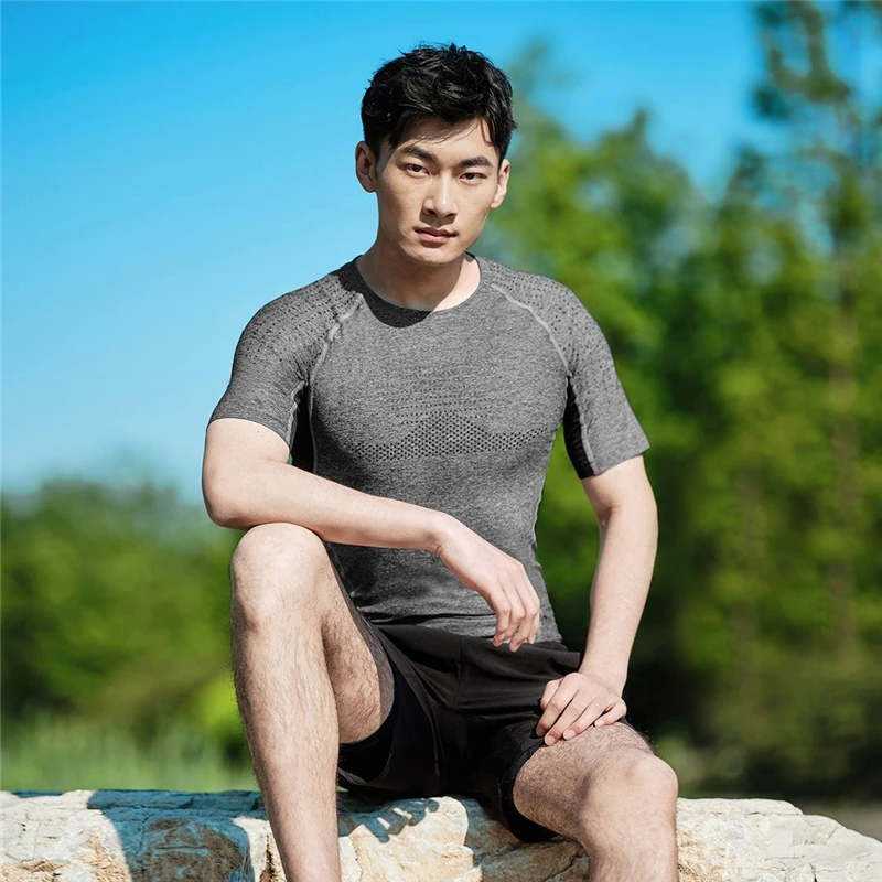 Футболка Zenph Мужская компрессионная быстросохнущая рубашка с коротким рукавом