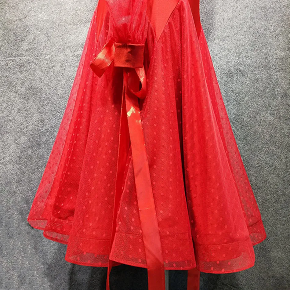 Новинка 2020 пикантное платье для латиноамериканских танцев T047 в горошек с