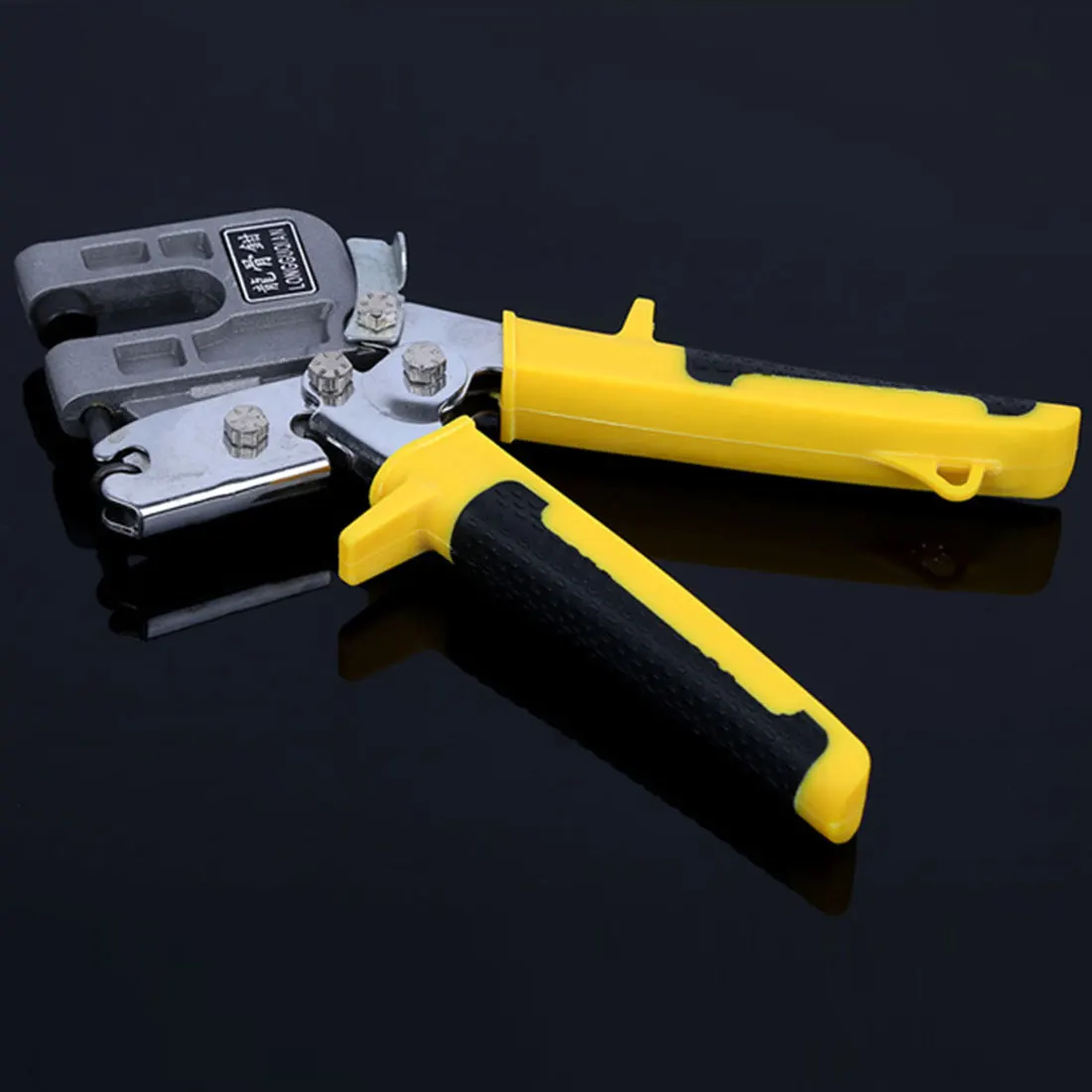 

Single handle 245mm*95mm Ceiling Punching Pliers Handle Stud Crimper Plaster Board Drywall Pliers for Fastening Metal Studs